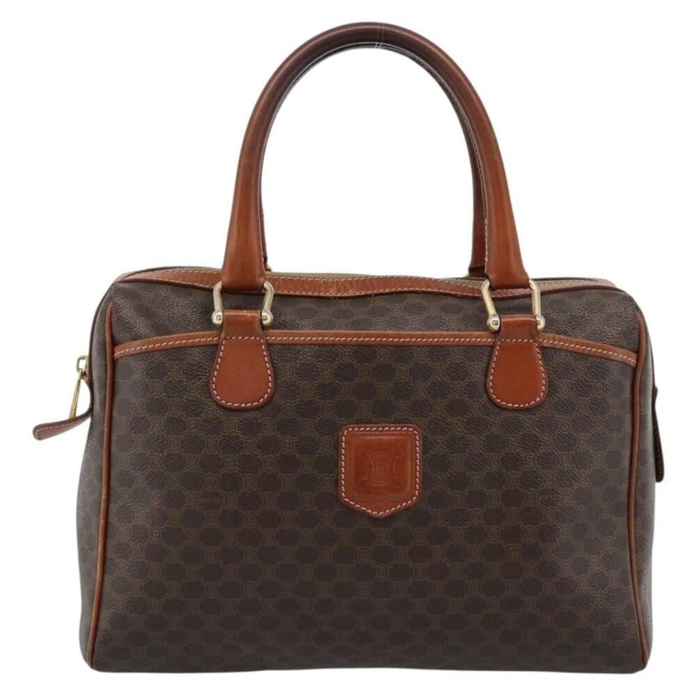 Celine Macadam Handbag Brown